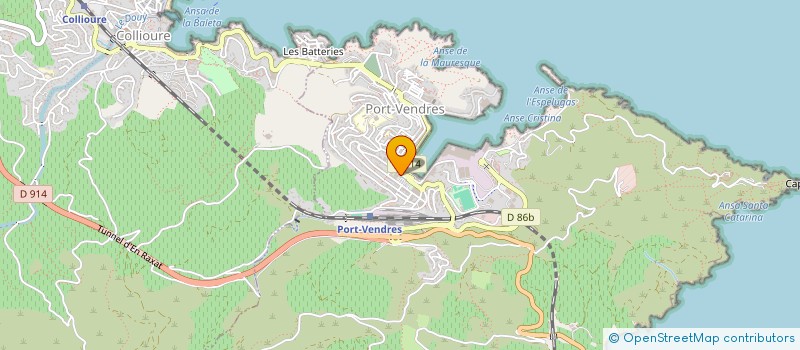 localisation de l'entreprise GARAGE DU PORT 2  PORT-VENDRES