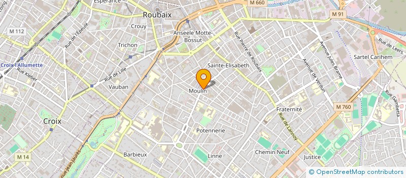 localisation de l'entreprise GARAGE DU PORTUGAL à ROUBAIX