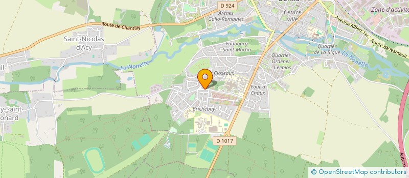 localisation de l'entreprise GARAGE DU POTEAU DE SENLIS DEPANNAGE  SENLIS