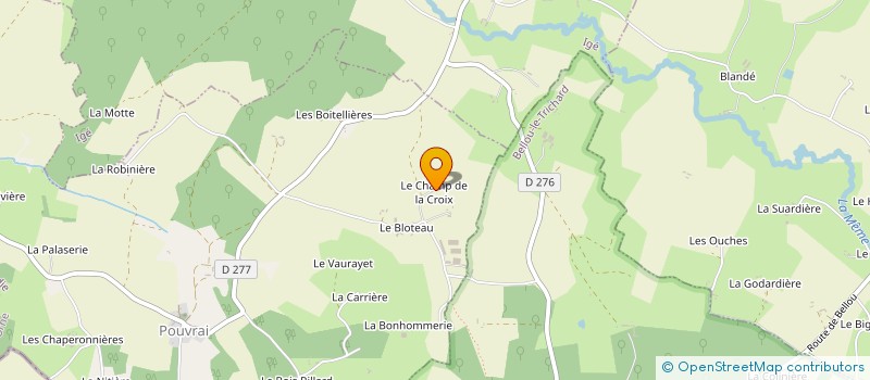 localisation de l'entreprise GARAGE DU PRESSOIR à SAINT-GERMAIN-DE-LA-COUDRE