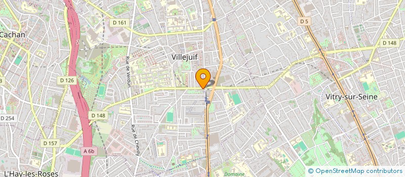 localisation de l'entreprise GARAGE DU RESEAU à VILLEJUIF