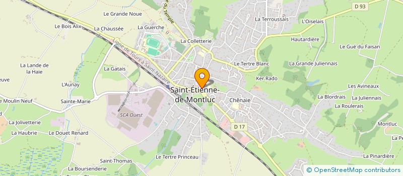 localisation de l'entreprise GARAGE DU ROND POINT  SAINT-ETIENNE-DE-MONTLUC