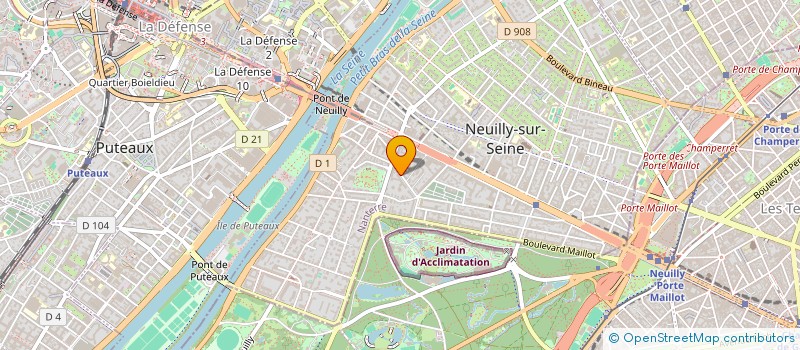 localisation de l'entreprise GARAGE DU ROND POINT DE PASSY à NEUILLY-SUR-SEINE