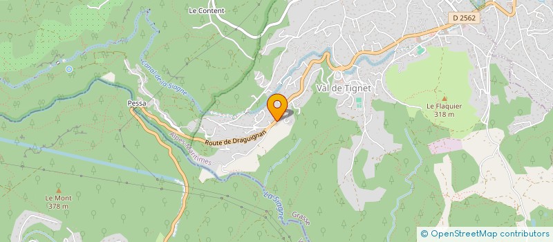 localisation de l'entreprise GARAGE DU ROURE à LE TIGNET