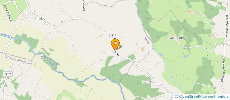 localisation de l'entreprise GARAGE DU ROUS  PIMBO