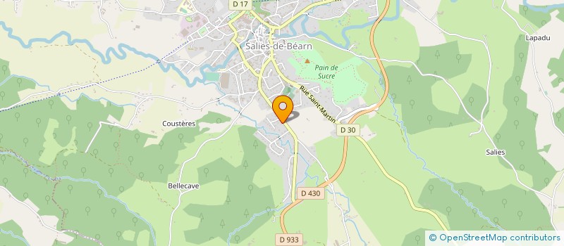 localisation de l'entreprise GARAGE DU SEL à SALIES-DE-BEARN