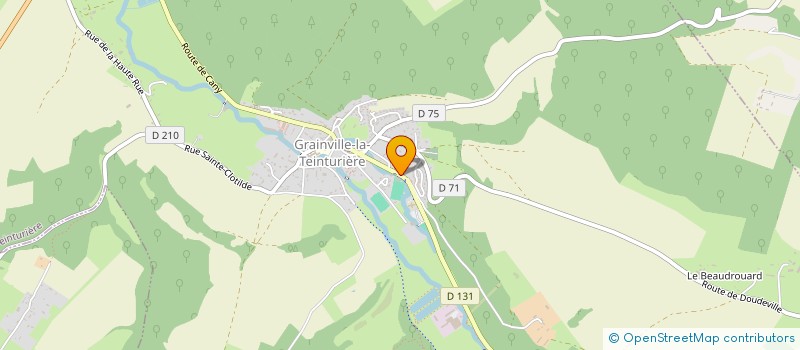 localisation de l'entreprise GARAGE DU STADE à GRAINVILLE-LA-TEINTURIERE