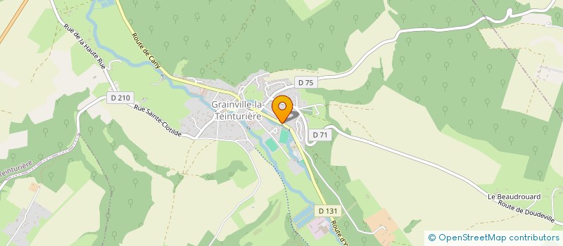 localisation de l'entreprise GARAGE DU STADE  GRAINVILLE-LA-TEINTURIERE