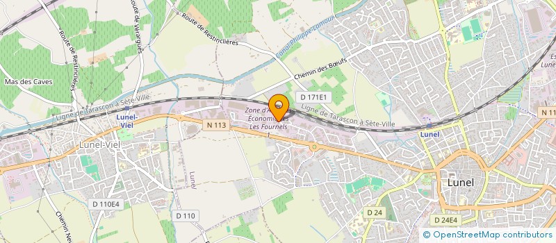 localisation de l'entreprise GARAGE DU SUD  LUNEL