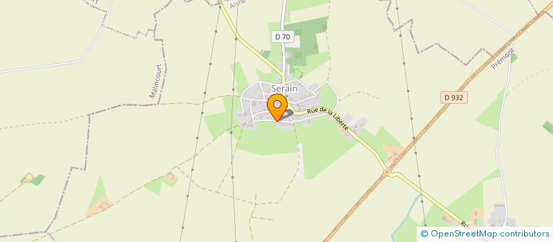 localisation de l'entreprise GARAGE DU TOUR DE VILLE  SERAIN