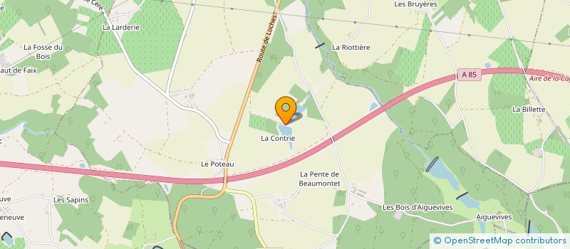 localisation de l'entreprise GARAGE DU TREFLE  LE CONTROIS-EN-SOLOGNE