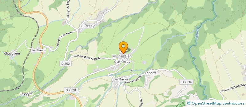 localisation de l'entreprise GARAGE DU TRIEVES  CLELLES