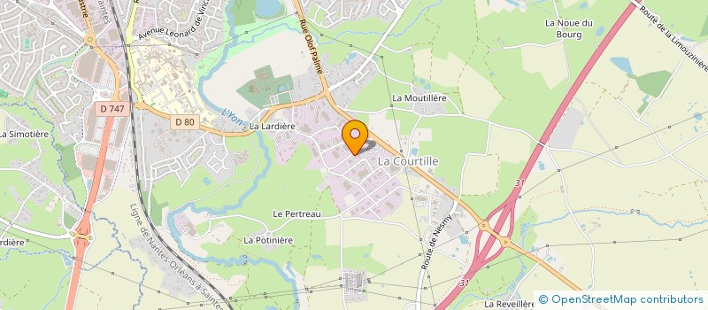 localisation de l'entreprise GARAGE DU VAL D'YON à LA ROCHE-SUR-YON
