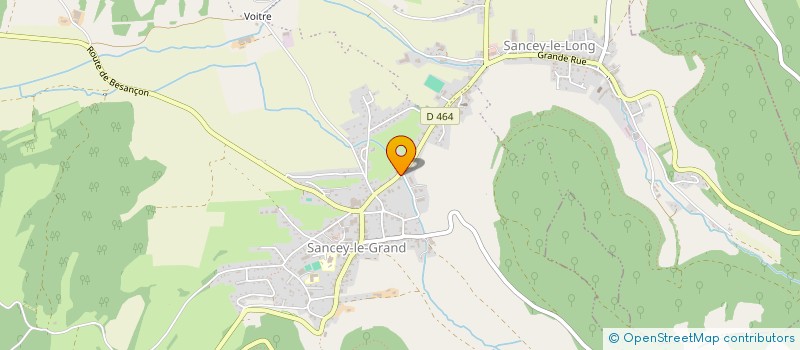 localisation de l'entreprise GARAGE DU VALLON  SANCEY