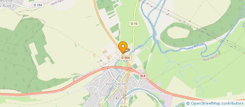 localisation de l'entreprise GARAGE DU VIDUS à VOID-VACON