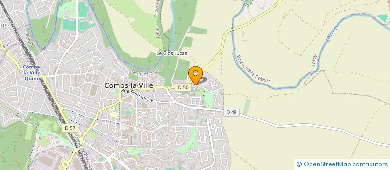 localisation de l'entreprise GARAGE DUBREUIL  COMBS-LA-VILLE