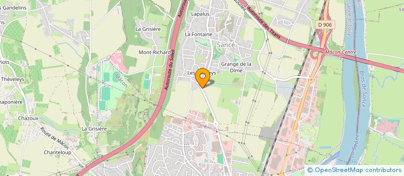 localisation de l'entreprise GARAGE DUCRET à SANCE