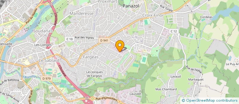 localisation de l'entreprise GARAGE DUPIC à PANAZOL