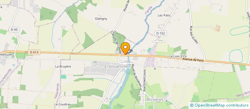 localisation de l'entreprise GARAGE DUVAL  MEZIDON VALLEE D'AUGE