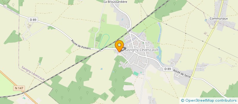 localisation de l'entreprise GARAGE E.G. AUTOMOBILES  SAVIGNY-LEVESCAULT