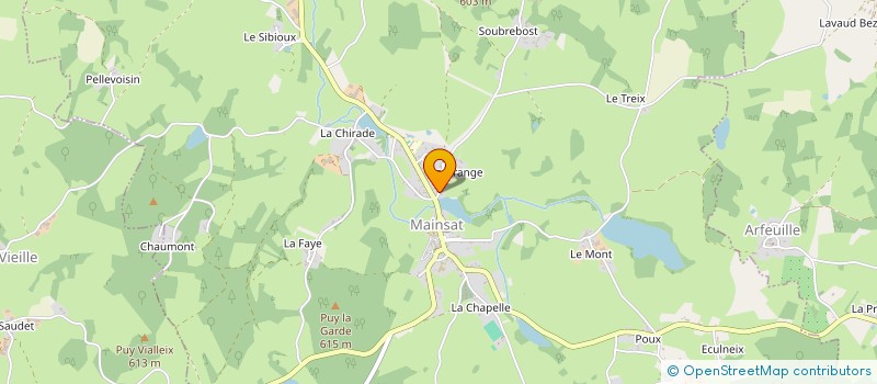 localisation de l'entreprise GARAGE E.L.M  MAINSAT