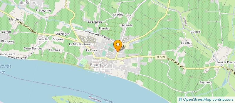 localisation de l'entreprise GARAGE EASYONE à BOURG