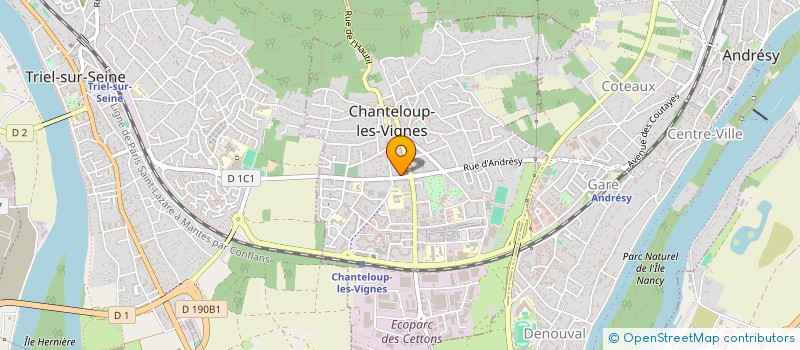 localisation de l'entreprise GARAGE ECLAIRE  VINCENNES