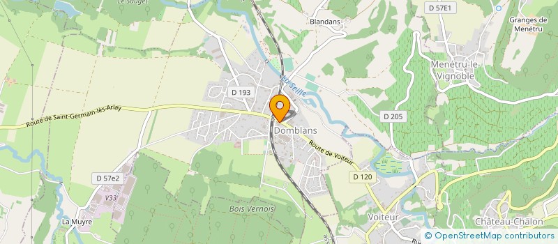 localisation de l'entreprise GARAGE ELIAS  DOMBLANS