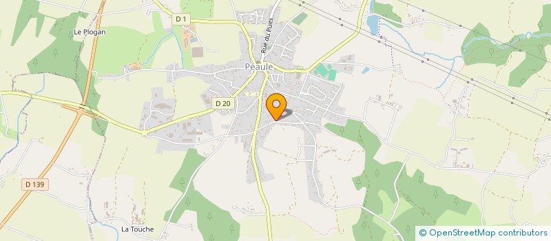 localisation de l'entreprise GARAGE ELIN  PEAULE