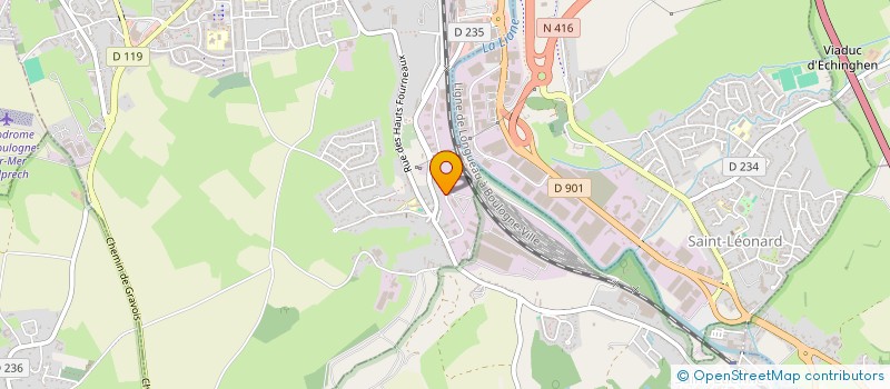 localisation de l'entreprise GARAGE ERA EZEQUE RUDY AUTOMOBILE  OUTREAU