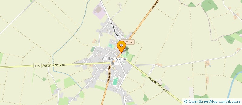 localisation de l'entreprise GARAGE ERAY à CHILLEURS-AUX-BOIS
