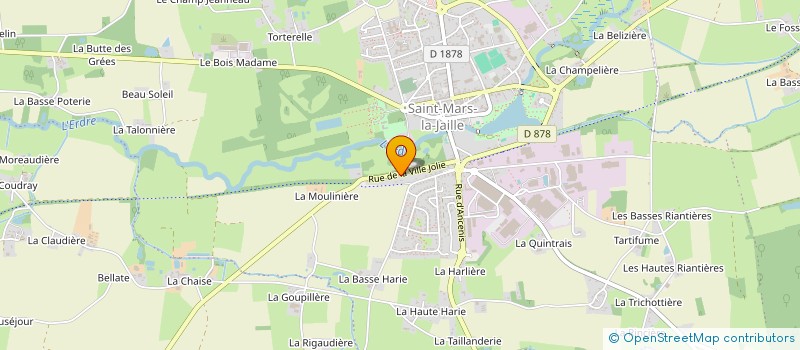 localisation de l'entreprise GARAGE EVIN  VALLONS-DE-L'ERDRE