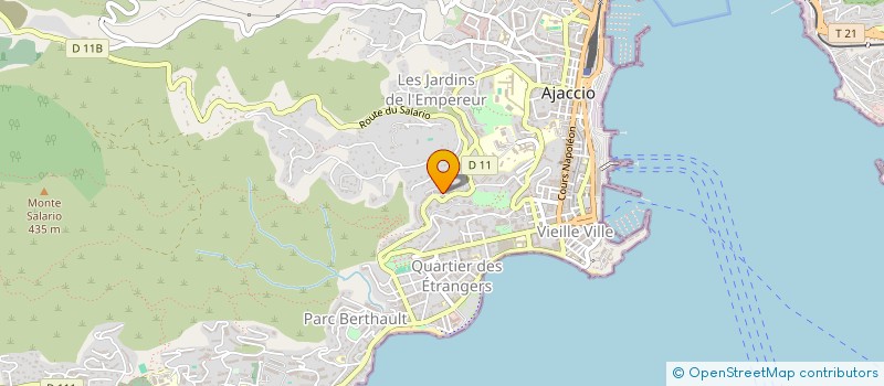 localisation de l'entreprise GARAGE EXPRESS CASTEL VECCHIO à AJACCIO