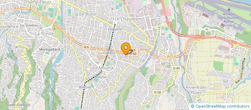 localisation de l'entreprise GARAGE EZM à SAINT-DENIS