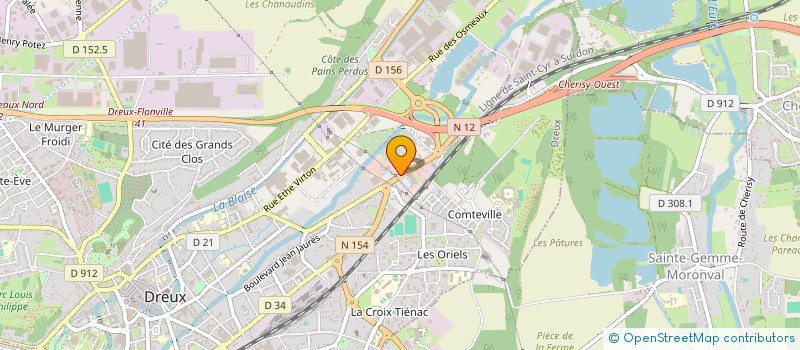 localisation de l'entreprise GARAGE F.L à DREUX