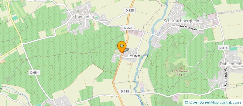 localisation de l'entreprise GARAGE FABRIS à SCHARRACHBERGHEIM-IRMSTETT
