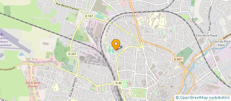 localisation de l'entreprise GARAGE FAIHERBE S.N.C à NEVERS