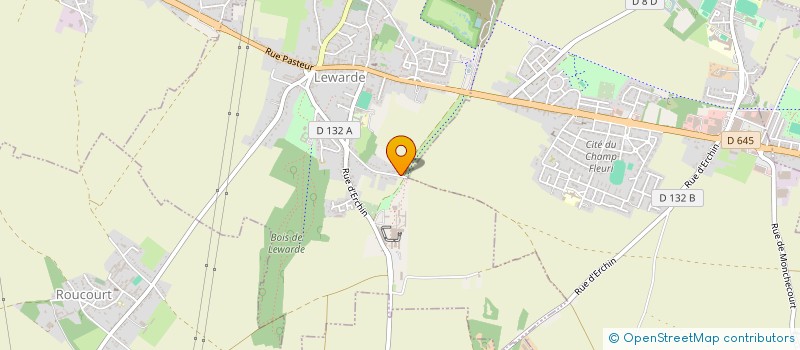 localisation de l'entreprise GARAGE FAUQUETTE  LEWARDE