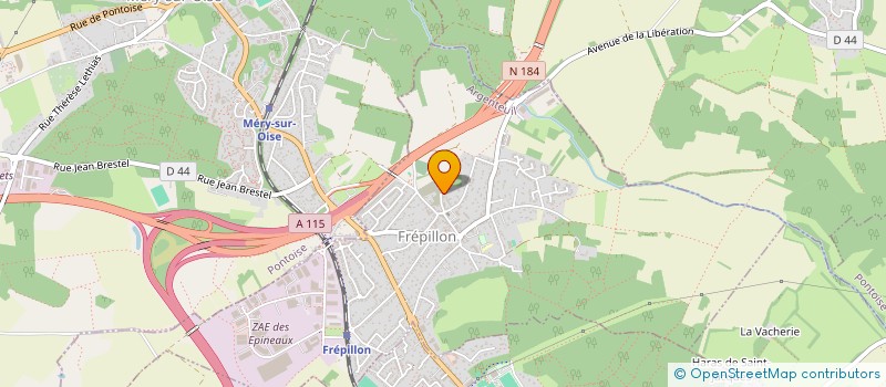 localisation de l'entreprise GARAGE FCR  TRIEL-SUR-SEINE