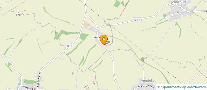 localisation de l'entreprise GARAGE FERREIRA NICOLAS  HERVILLY