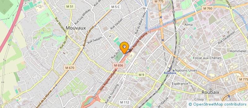 localisation de l'entreprise GARAGE FIGURA PROMO PNEUS  TOURCOING