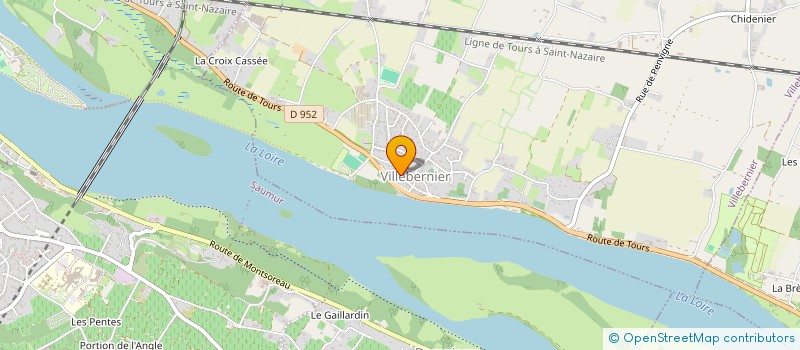 localisation de l'entreprise GARAGE FILATRE  VILLEBERNIER