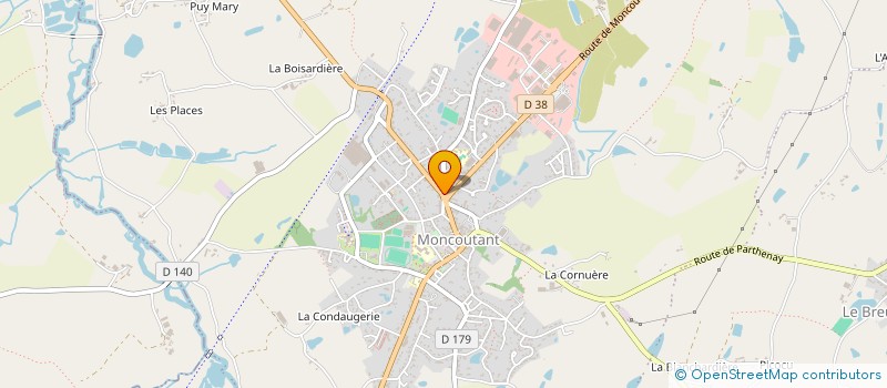 localisation de l'entreprise GARAGE FILLON  MONCOUTANT-SUR-SEVRE