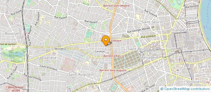 localisation de l'entreprise GARAGE FLEURANCEAU à BORDEAUX