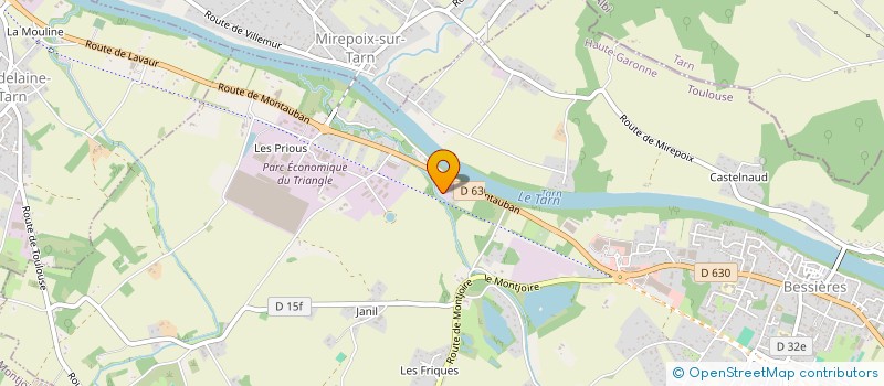 localisation de l'entreprise GARAGE FLEURY à BESSIERES