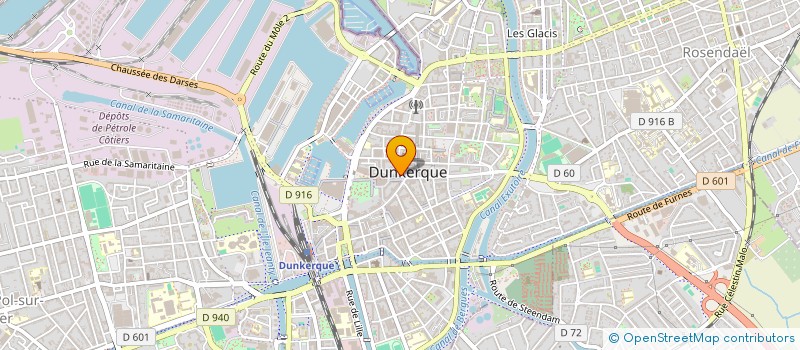 localisation de l'entreprise GARAGE FM 059 à DUNKERQUE