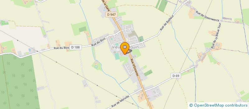 localisation de l'entreprise GARAGE FOCH  VIEUX-BERQUIN