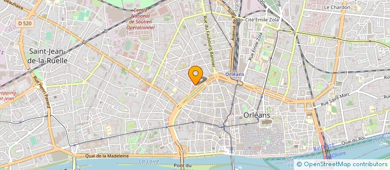 localisation de l'entreprise GARAGE FOCH SARL à ORLEANS