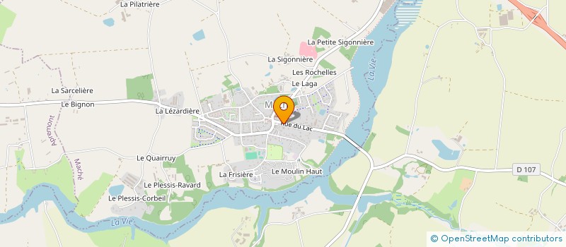 localisation de l'entreprise GARAGE FRADET  MACHE