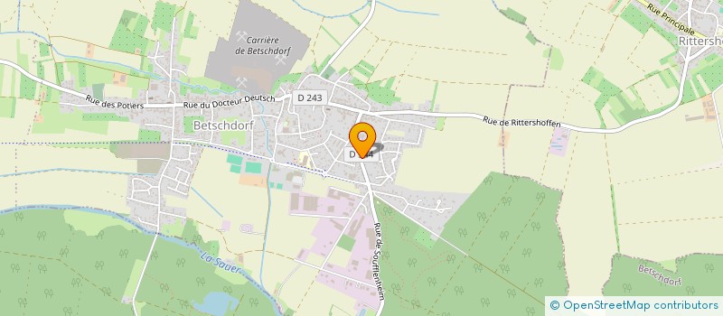 localisation de l'entreprise GARAGE FRANCIS LIBERGE à BETSCHDORF